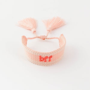 PINK Woven BFF Bracelet - Mini Duo Set