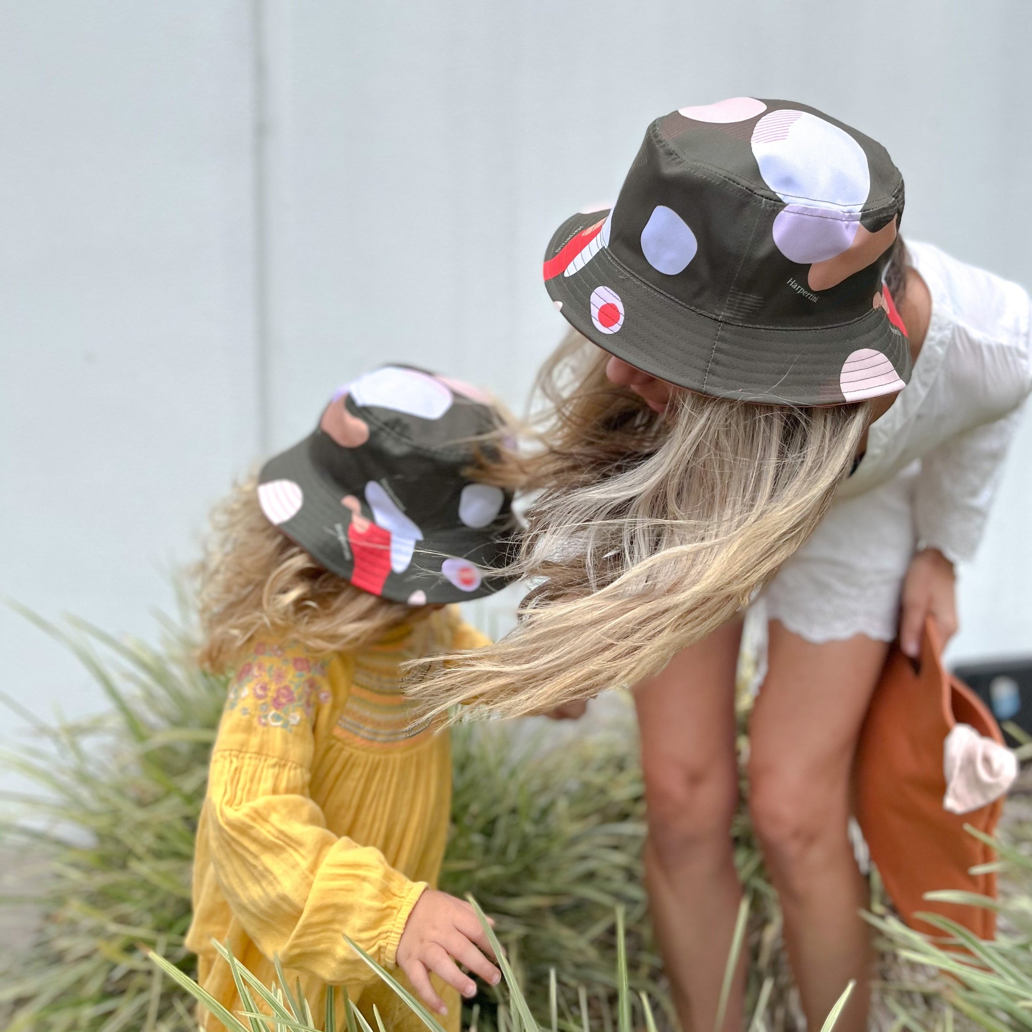 Harpertini Rockpool Matching Adult and Childrens Holiday Bucket Hats