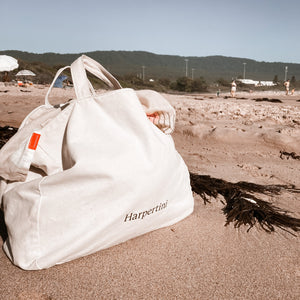 Oversized everyday bag - White Sand